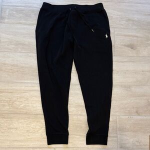 POLO Ralph Lauren Black Jogger Pants with Logo